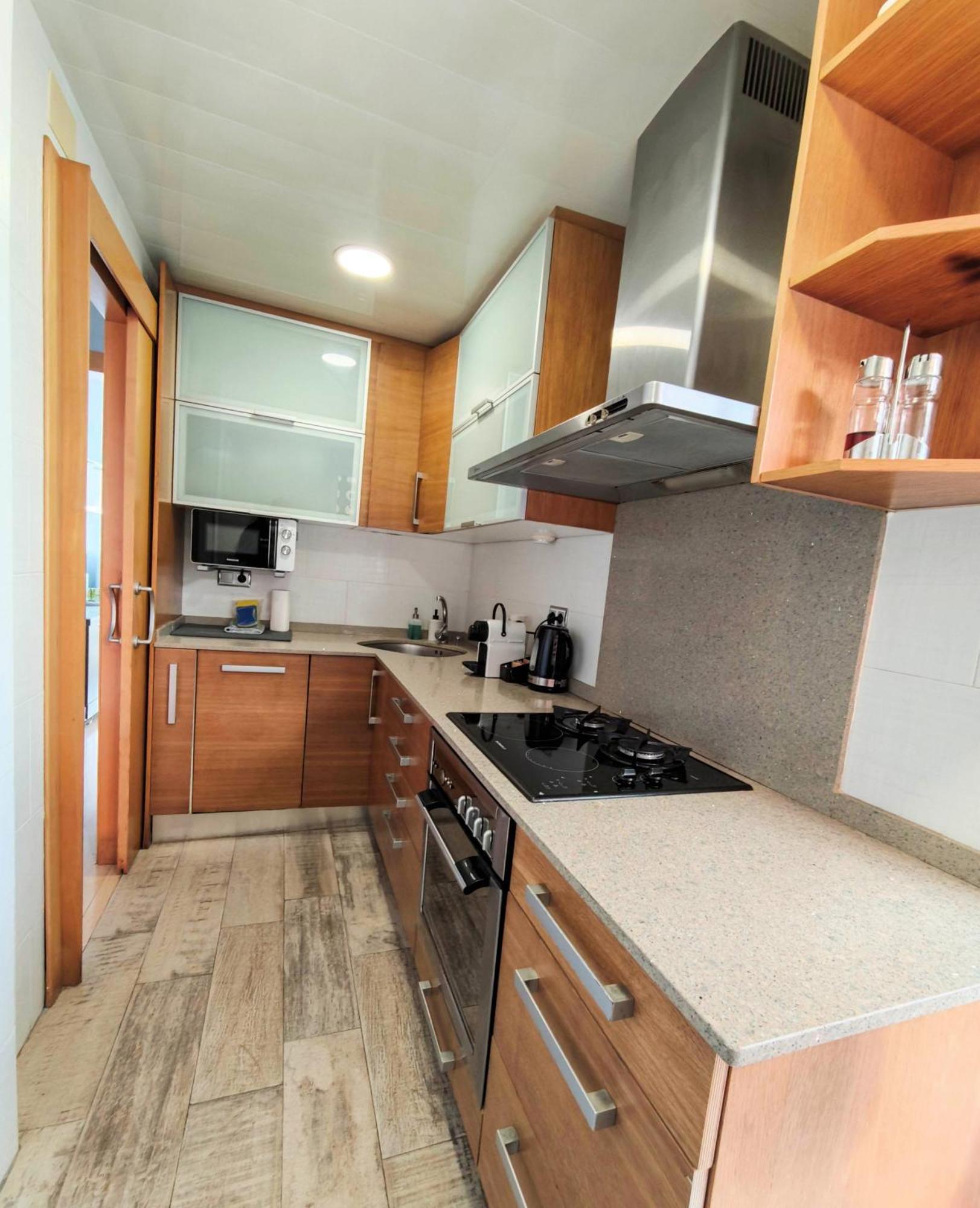 Apartamento Playa Con Piscina Parking Y 2 Habitac กาสเตย์เดเฟลส์ ภายนอก รูปภาพ